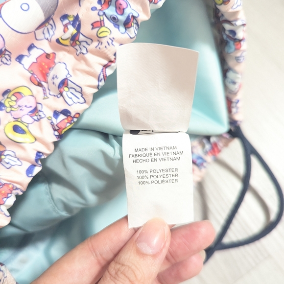 Kids Cartoon Print Drawstring Backpack - Picture 6 of 6